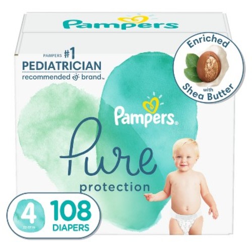 Pampers Pure Protection Diapers - (Select Size and Count), Size: 4