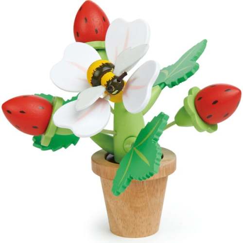 Strawberry Flower Pot - Tender Leaf Toys | Maisonette