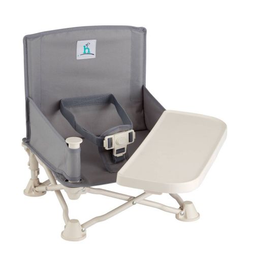 hiccapop OmniBoost Folding Booster Chair - Gray
