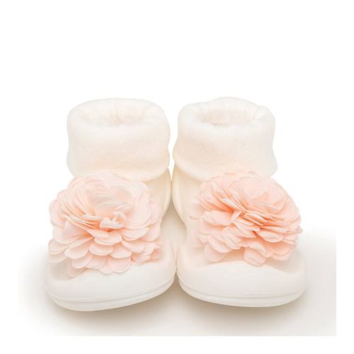 Komuello Baby Shoes - Corsage White Size 18-24m