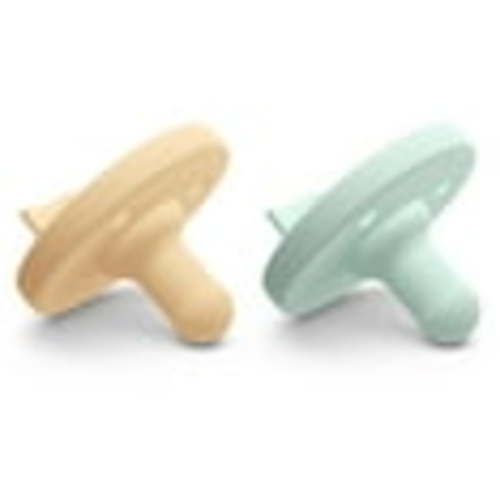 Philips Avent Soothie 0-3M, Light Yellow/Pastel Cyan, 2 Pack, SCF190/21