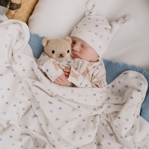 Swaddle Set | Blueberries