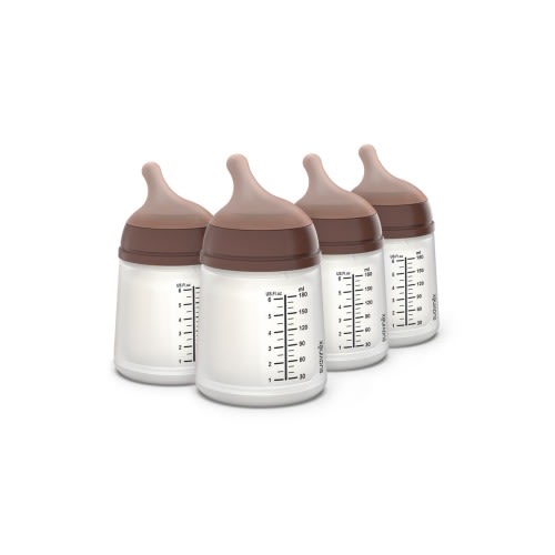4-Pack Adaptable Flow Small Anti-Colic Bottles