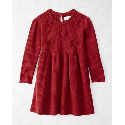 Toddler Girl Organic Cotton Sweater Knit Dress - Little Planet | Carter's