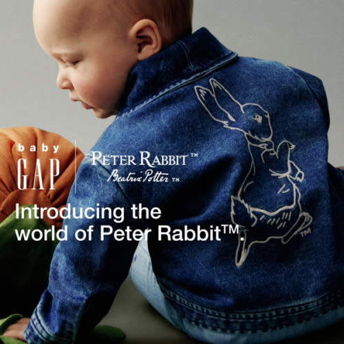Anything from the Peter Rabbit Collection at the Gap