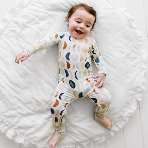 Luna Neutral Crescent Zippy – Little Sleepies - 3-6m