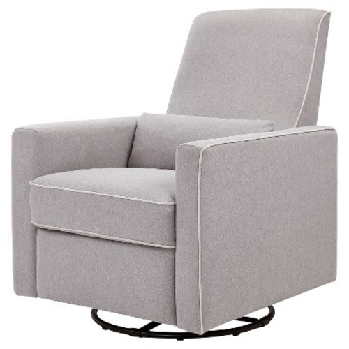 DaVinci Piper Recliner and Swivel Glider, Color: Gray/Cream