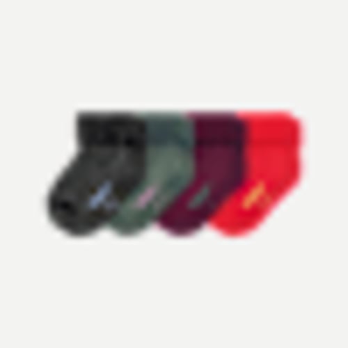 Baby Sparkle Rib Sock 4-Pack (6-12 Months) - Bombas