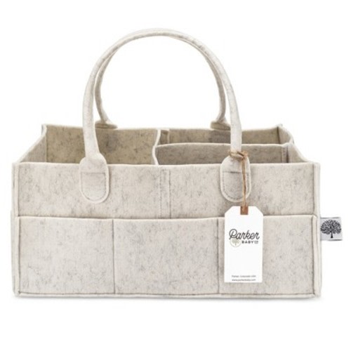 Parker Baby Co. Diaper Caddy, Color: White - Size: large