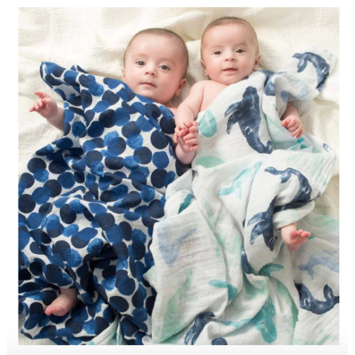 At Sea Easy Swaddle With No Zipper 0-3M | aden + anais