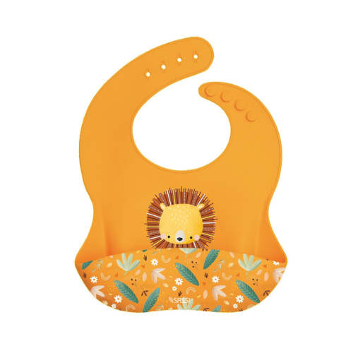 Sassi Silicone Bib Chompy The Lion