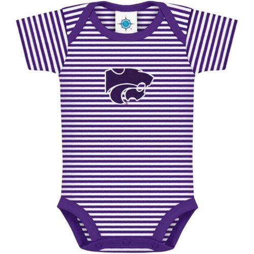 Creative Knitwear College Baby NCAA Infant Striped Bodysuit