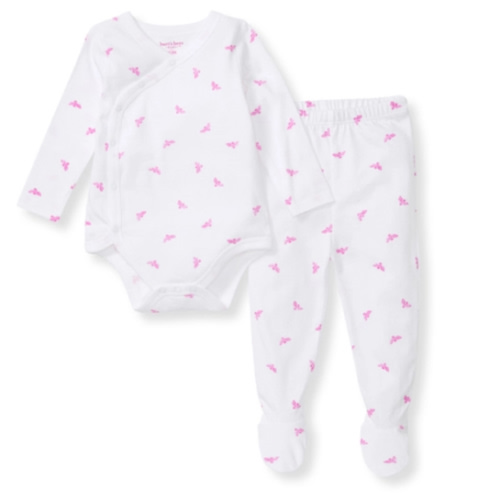 Micro Golden Bee Bodysuit Set - Crocus