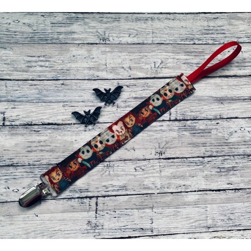 Nightmare Boys Horror Pacifier Clip Frightful Monsters
