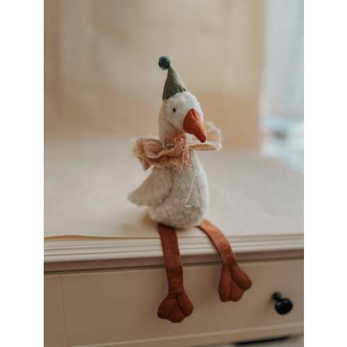 Goose toy, fluffy baby goose toy, stuffed goose kids toy, silly goose stuffed toy