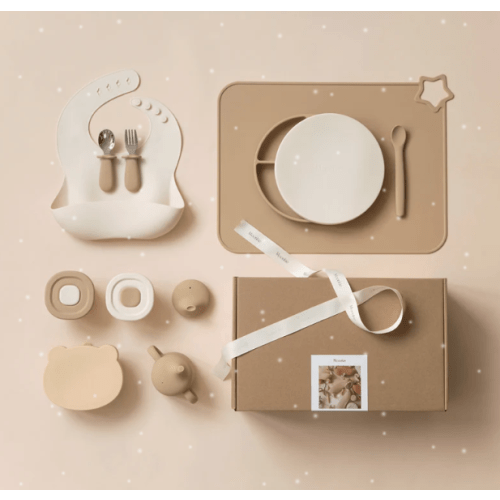 First Bites Gift Set (Croissant/Ivory)