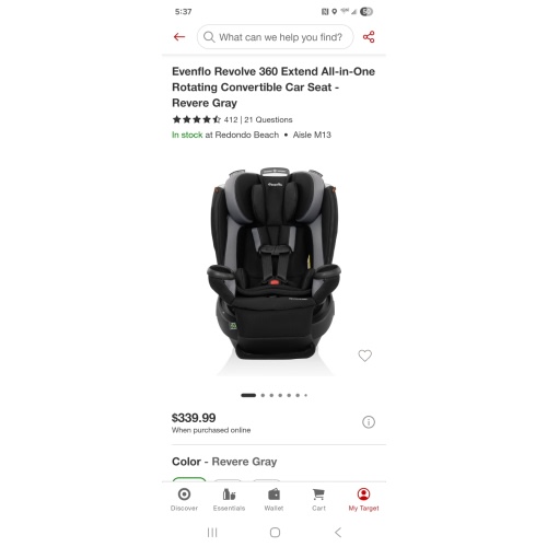 Evenflo Revole 360 Extend