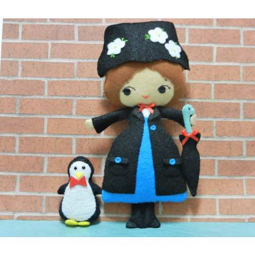 Felt Magic Nanny Softie Plushie Doll by Noialand