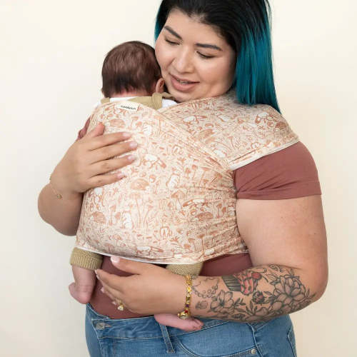 Woodland Baby Wrap - Long | Whimsical Nature Print Wrap by hope&plum