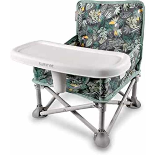 Summer Infant Pop ‘N Sit Portable Booster DLX (Jungle Botanical)