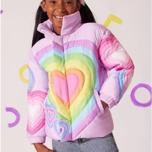 Rainbow Heart Puffer
