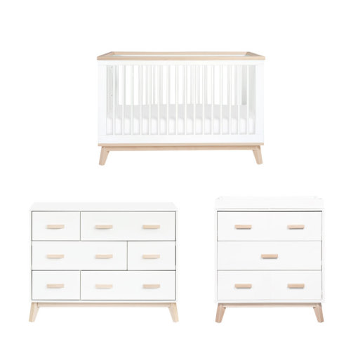 Scoot Crib, 3 Drawer Dresser And 6 Drawer Dresesr
