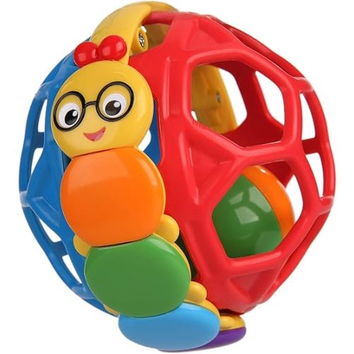 Baby Einstein Cal Bendy Ball Rattle Toy, Ages 3 months +