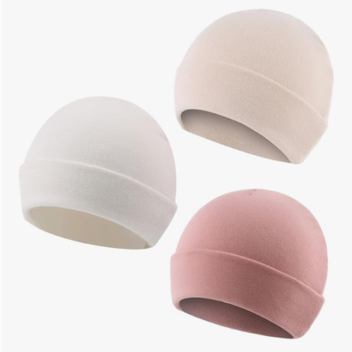 PESAAT Bonnet d'hôpital pour nouveau-né en coton - Pour bébé garçon et fille - Bonnet de prématuré 0-12 mois