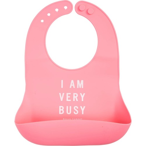 Bella Tunno Very Busy Wonder Bib, Pink