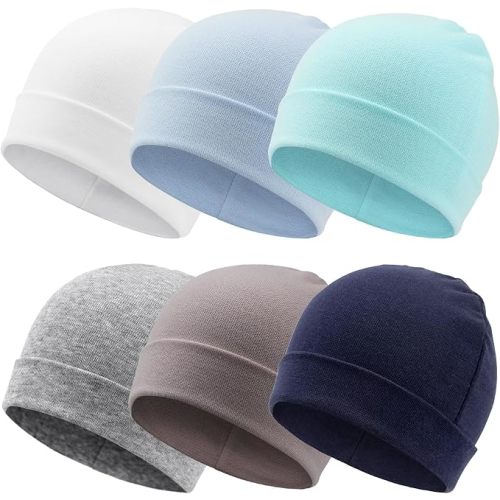 Newborn Baby Hat for Girl Boy Unisex Soft Knit Beanie Caps Newborn Hospital Hat for Infant Toddler Kid 0-6 Months
