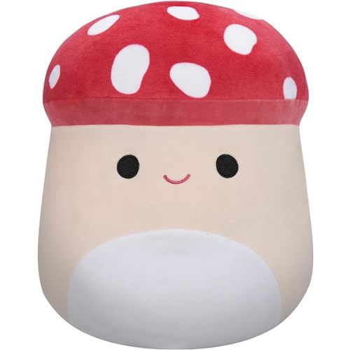 Squishmallows Original 16-Inch Malcolm Mushroom - Official Jazwares Large Plush