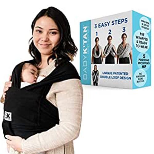 Amazon.com : Original Baby K'tan Baby Carrier: #1 Easy Pre-Wrapped, Soft, Slip-On, No Rings, No Buckles | 5 in 1 Baby Sling Gift | The Best Hands Free Infant Wrap For Newborn to Toddler up to 35lb (See Size Chart) : Child Carrier Slings : Baby