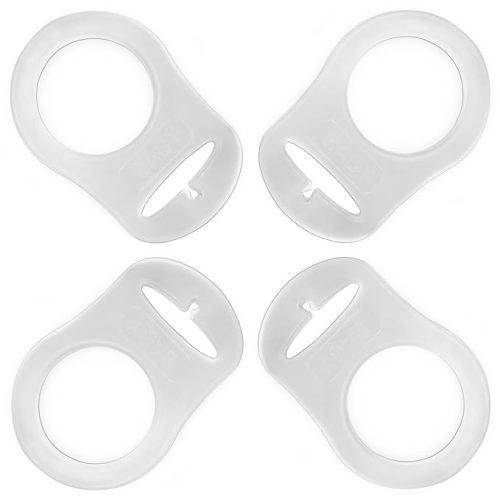 PUTSKA Pacifier Adapter Rings - Silicone Adapter for Pacifier Holder and Clip MAM-Compatible