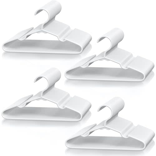 VTRIN Baby Hangers 100 Pack Large Capacity Hard Plastic Kids Hangers Suitable for All Clothes of Infant and Toddler, Such as Short, Shirts and Thick Coats, Children Hangers for Kids Clothes