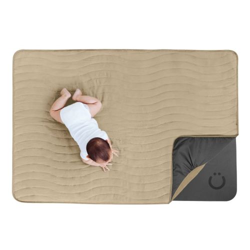 Ubbi Baby Play Mat with Soft Washable Cover - Taupe