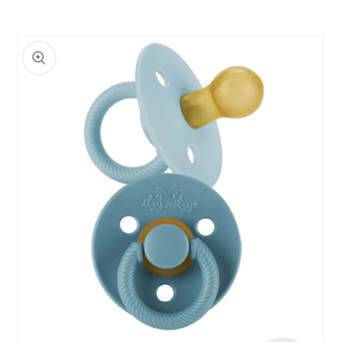 Natural Rubber Pacifier 0-6m | Itzy Ritzy® | ItzyRitzy.com