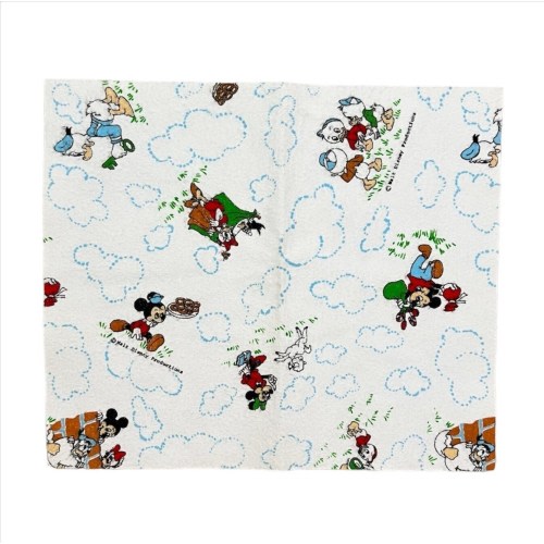 Vintage 1980s Walt Disney Baby Changing Mat Pad Mickey Mouse Donald Duck