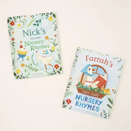 Personalized My Name in Nursery Rhymes Book