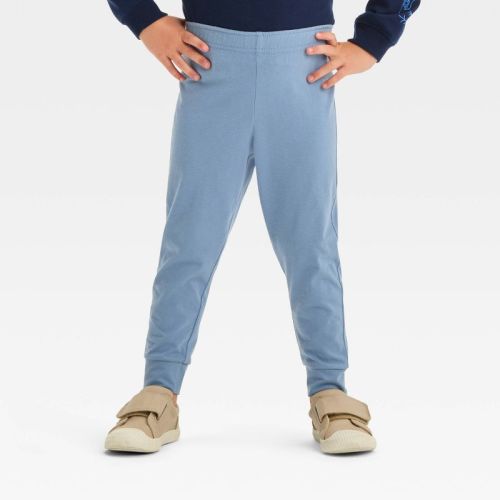 Toddler Boys' Jersey Jogger Pants - Cat & Jack™ Black 18M: Midweight, Elastic Waist, Pull-On Style