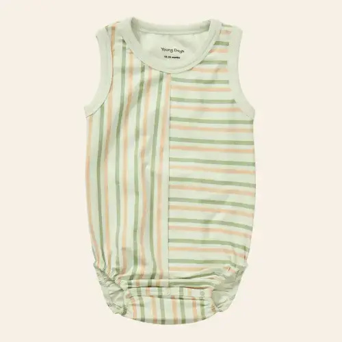 Stripe Mix Tank Onesie – Young Days