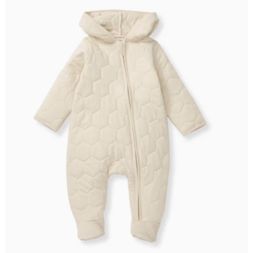 6-9 MO Organic Cotton Honeycomb Quilted Bunting