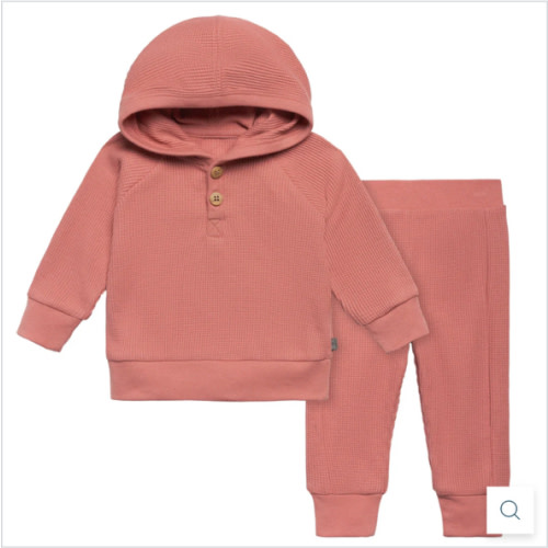 2-Piece Baby Girls Medium Rose Hoodie and Pant Set – Gerber Childrenswear