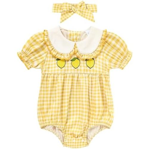GRNSHTS Baby Girl Romper Newborn Clothes Bodysuit Jumpsuit Baby Girl Clothes Outfit 0-18M