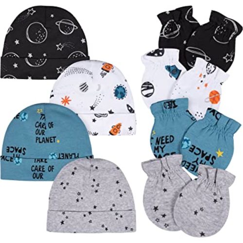 Gerber Baby Girls' Cap and Mitten Sets