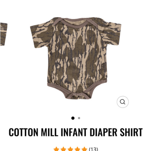Cotton Mill Infant Diaper Shirt