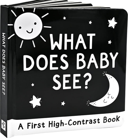 What Does Baby See? A High-Contrast Board Book (Padded Cover)