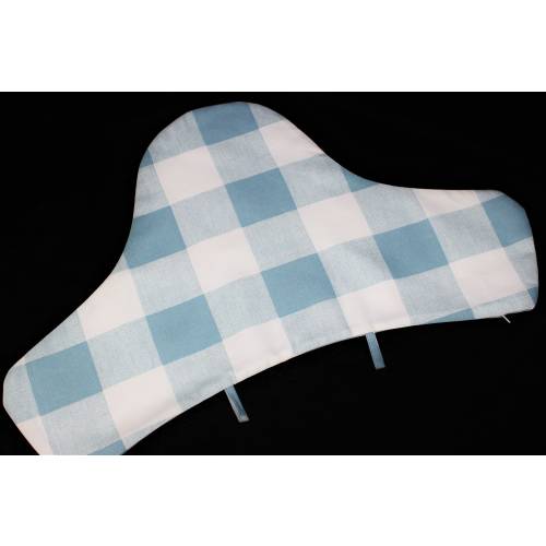 IKEA High Chair Cover - ANTILOP - Blue Buffalo Check