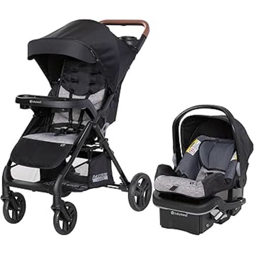 Baby Trend Passport Cargo Travel System (with EZ-Lift™ Plus Infant Car Seat), Black Bamboo