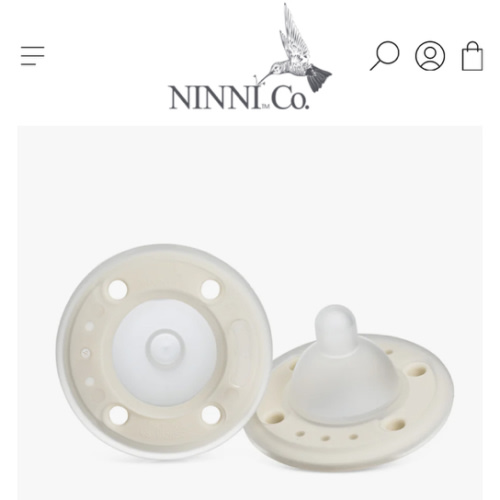 Ninni Pacifier Creme 2 Pack