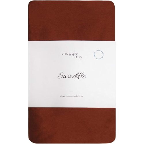 snuggle me Swaddle | Organic Cotton Swaddle Blanket, Soft Stretch, 47 x 47 inches | Gingerbread
